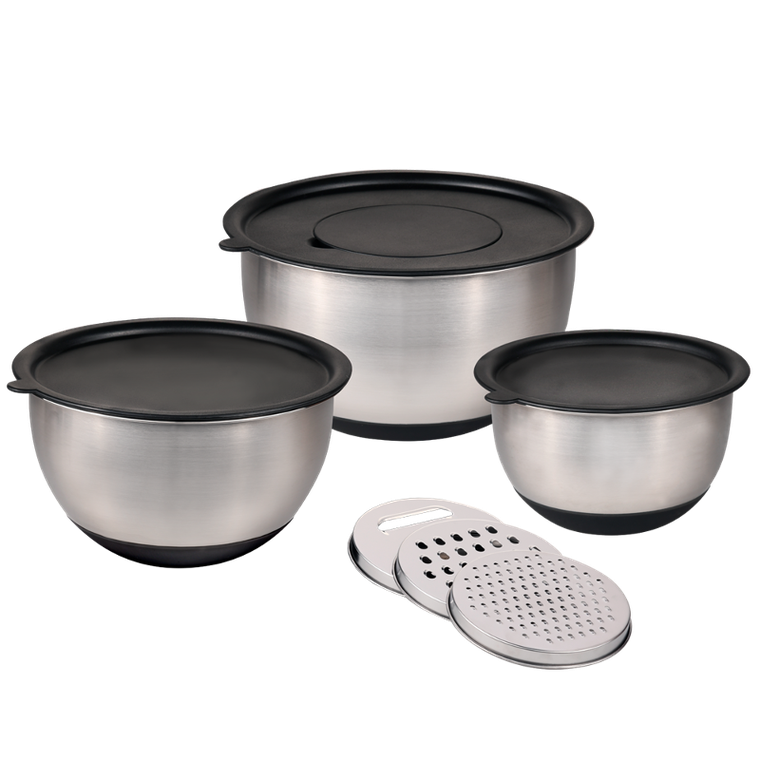Kesper, zestaw 3 misek do mieszania z tarkami w zestawie