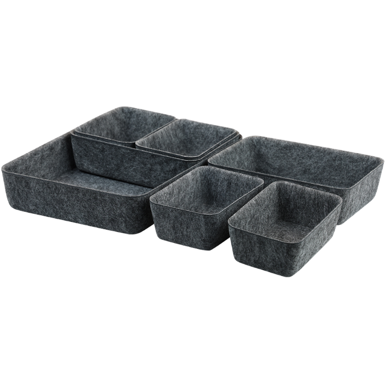 Kesper, zestaw filcowych organizerów