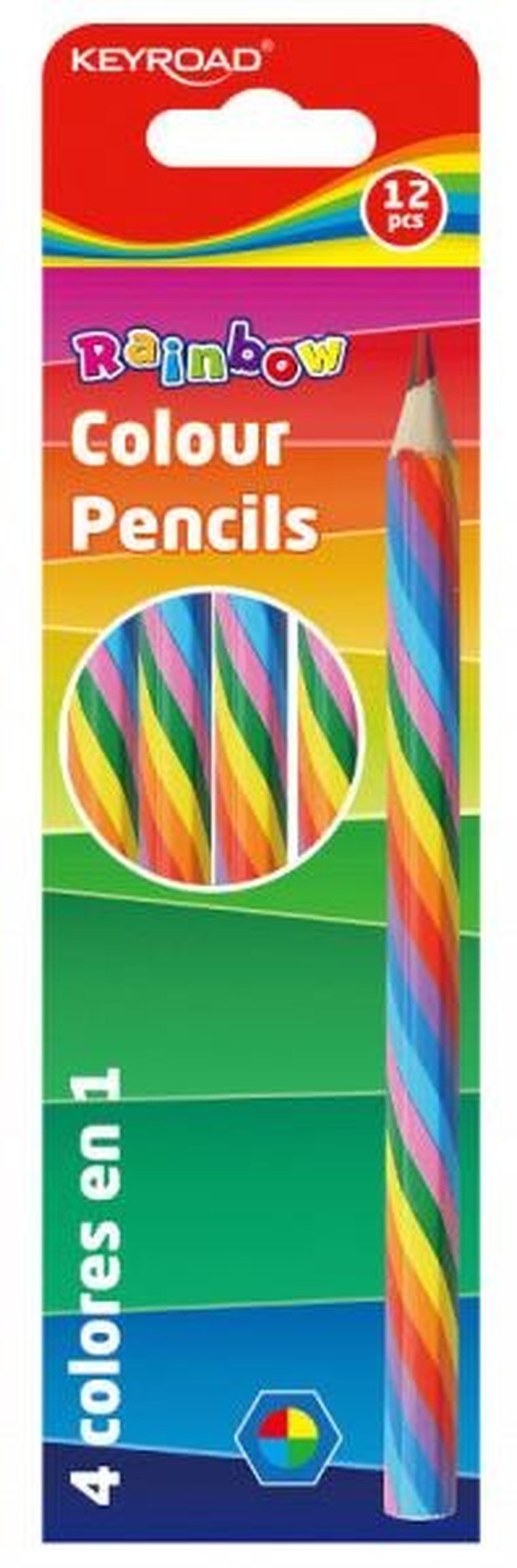Keyroad, kredki ołówkowe, 12 sztuk