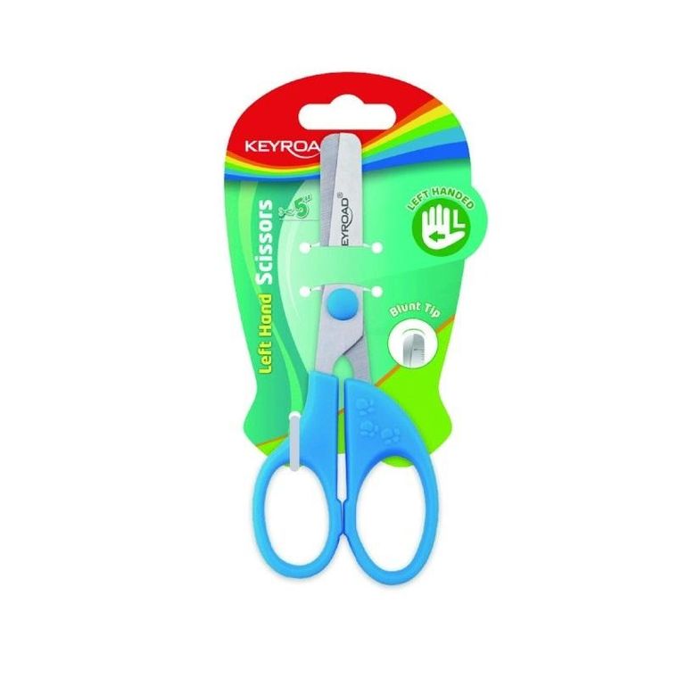 Keyroad, nożyczki szkolne dla leworęcznych, 13 cm