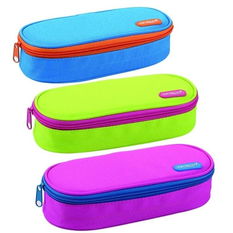 Keyroad, piórnik, owalny, 22-9-5.5 cm, 1 szt.