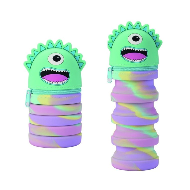 Keyroad, silikonowy piórnik tuba, pastelowy