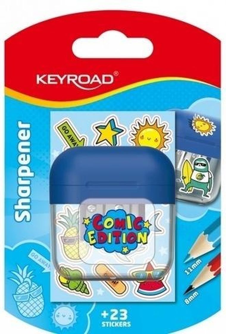 Keyroad, temperówka, podwójna, 1 szt.