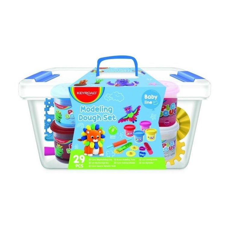 Keyroad, zestaw ciastoliny z akcesoriami, 6-110g