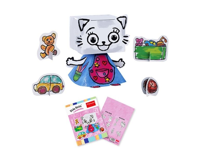 Kicia Kocia w przedszkolu. Kolorowanka 3D Creative Head