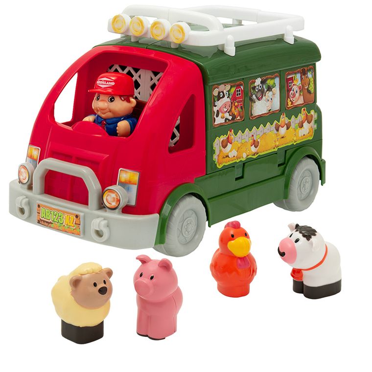 Kiddieland, Kamper farma, pojazd z figurkami, światło i dźwięk