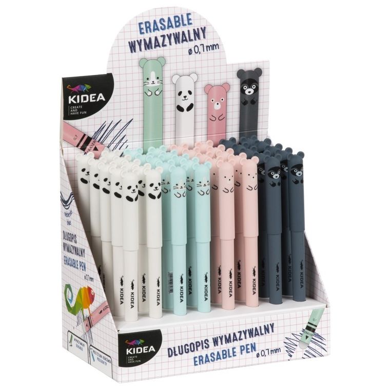 Kidea, długopis wymazywalny, zwierzątko