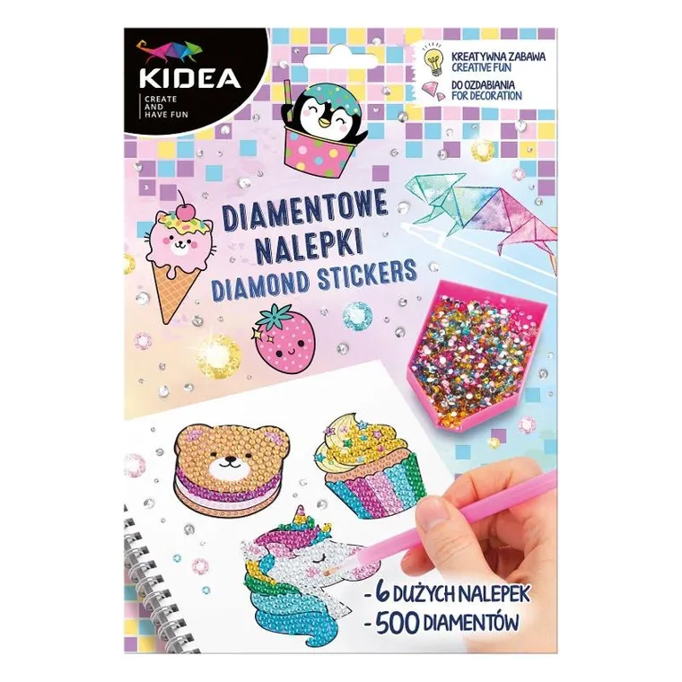Kidea, naklejki diamentowe, Magic