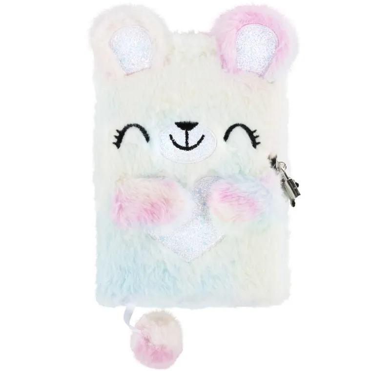 Kidea, pamiętnik pluszowy z kłódką, miś