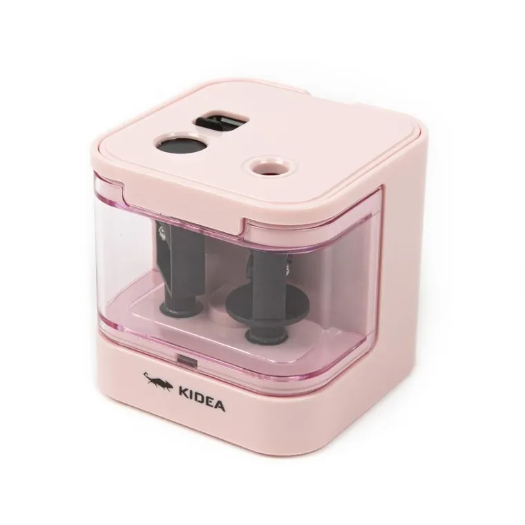Kidea, temperówka elektryczna podwójna, różowa