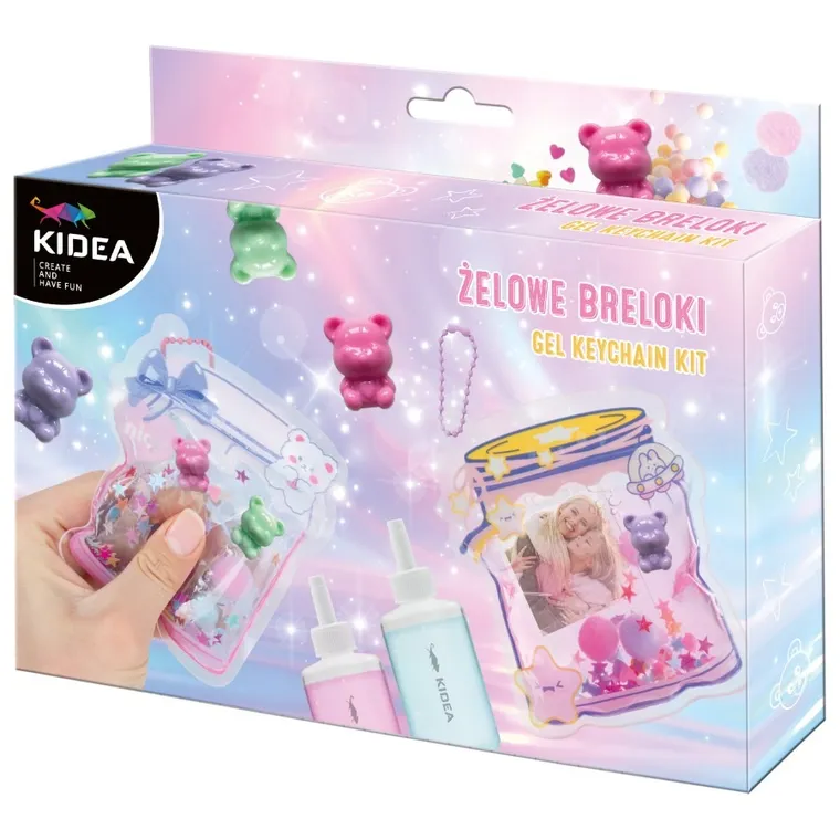 Kidea, Żelowe breloki, zestaw kreatywny