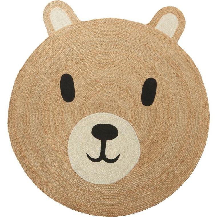 Kids Collection, Nimi, dywanik do pokoju dziecięcego, miś z uszkami, 117 cm