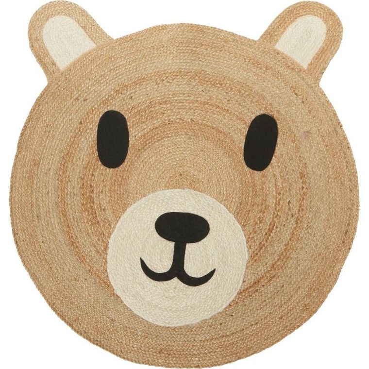 Kids Collection, Nimi, dywanik do pokoju dziecięcego, miś z uszkami, 90 cm