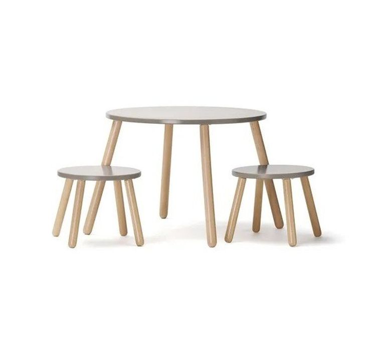 Kid's Concept, Base, zestaw mebli, stół + krzesełko, brąz