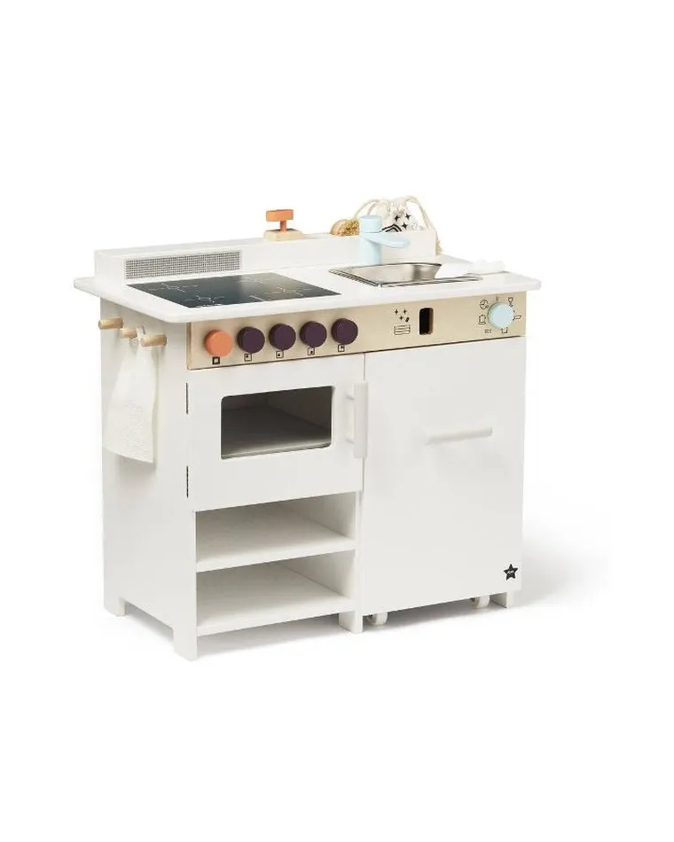 Kid's Concept, Kid's Hub, drewniana kuchnia ze zmywarką