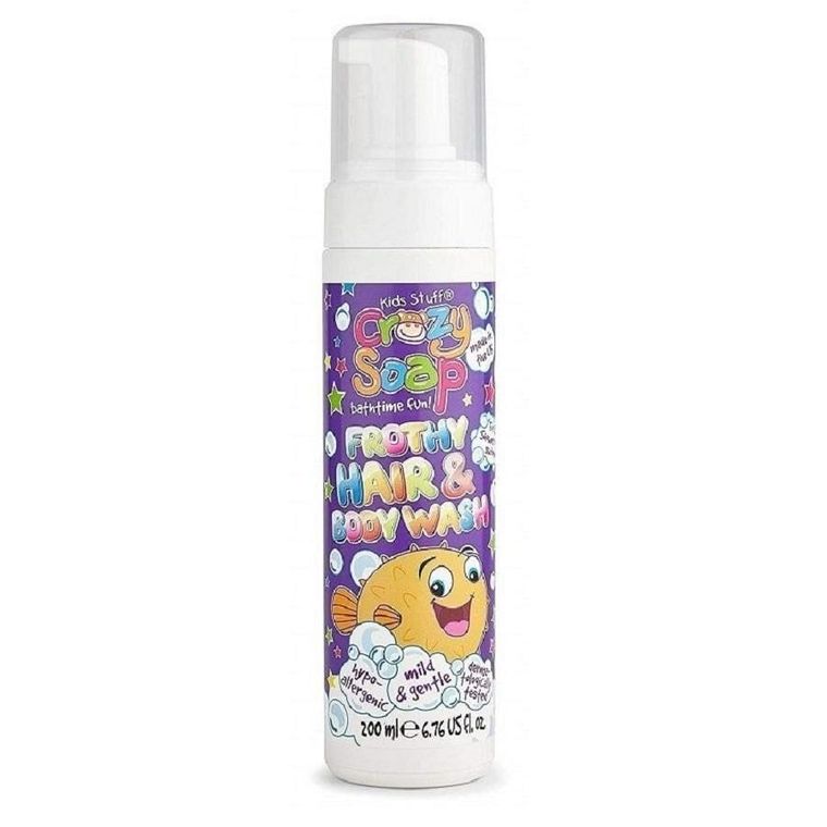 Kids Stuff Crazy, Foaming Shampoo & Body Wash, mus do mycia włosów i ciała, 200 ml