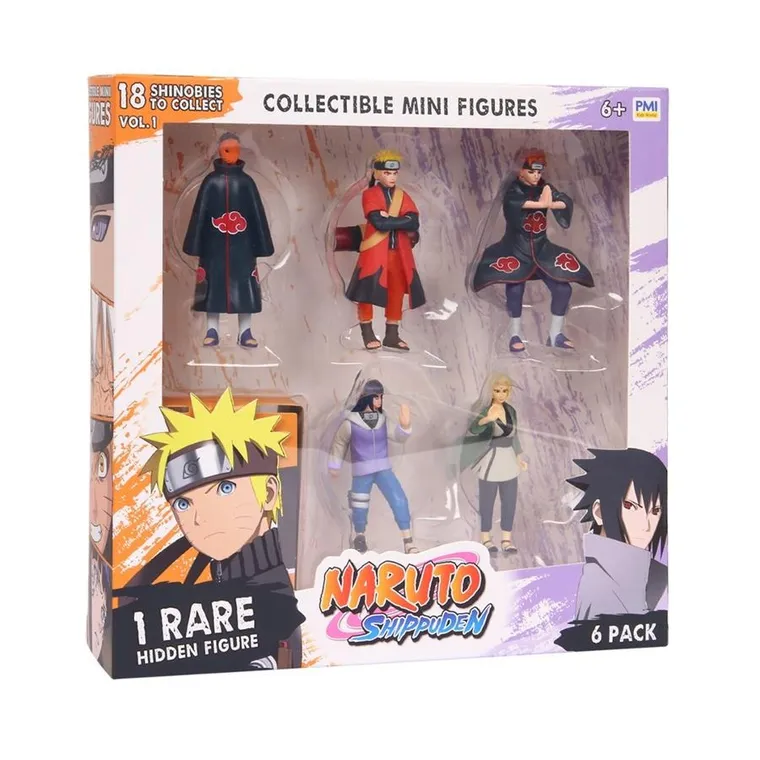 Kids World, Naruto Shippuden, figurki, 6 szt.