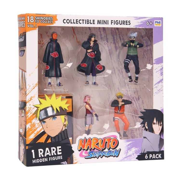 Kids World, Naruto Shippuden, figurki, 6 szt.
