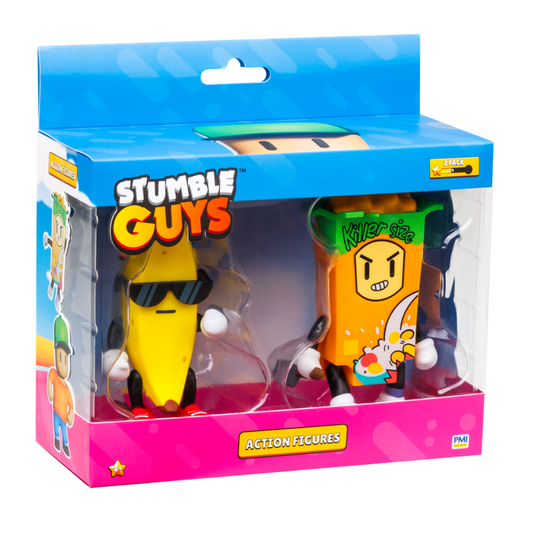Kids World, Stumble Guys, Banana Guy i Cerial Killer, figurki, 2 szt.