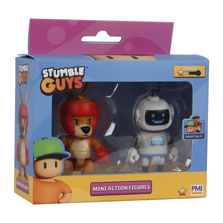 Kids World, Stumble Guys, Boxing Roo i Stumblebot MK2, mini figurki, 2 szt.