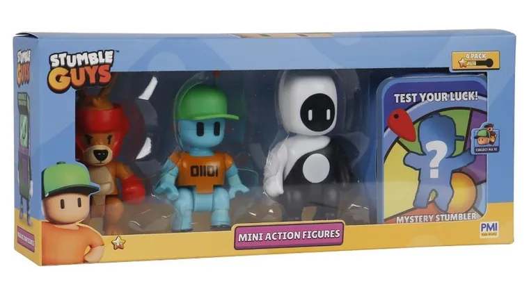 Kids World, Stumble Guys, Boxing Roo, Robot Guy, Yang, mini figurki, 4 szt.
