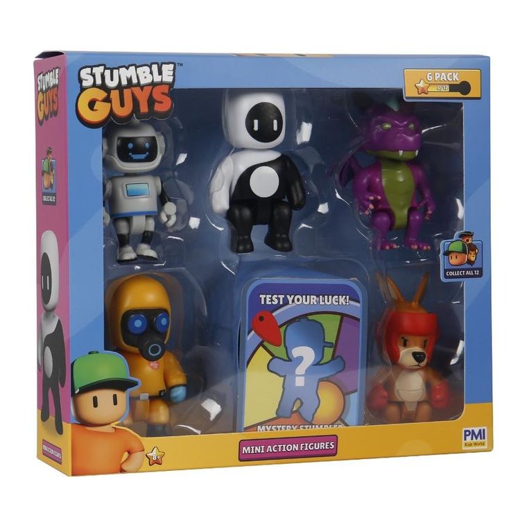 Kids World, Stumble Guys, mini figurki, 6 szt.