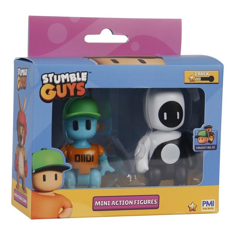 Kids World, Stumble Guys, Robot Guy i Yang, mini figurki, 2 szt.
