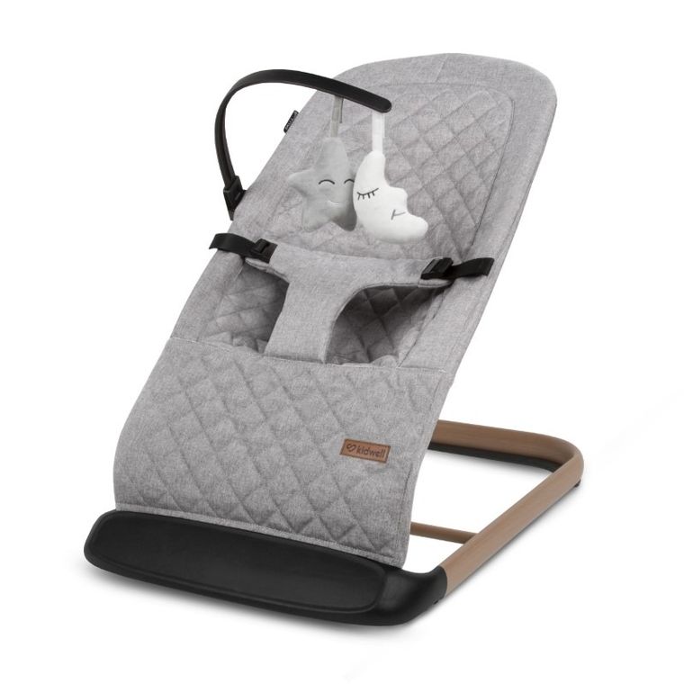 Kidwell, Laro, leżaczek bujaczek, Full Grey/Wooden