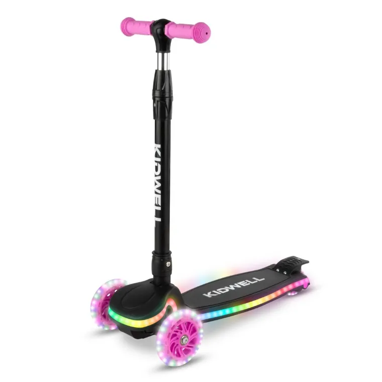 Kidwell, Lumo, hulajnoga 3-kołowa LED, balansowa, pink