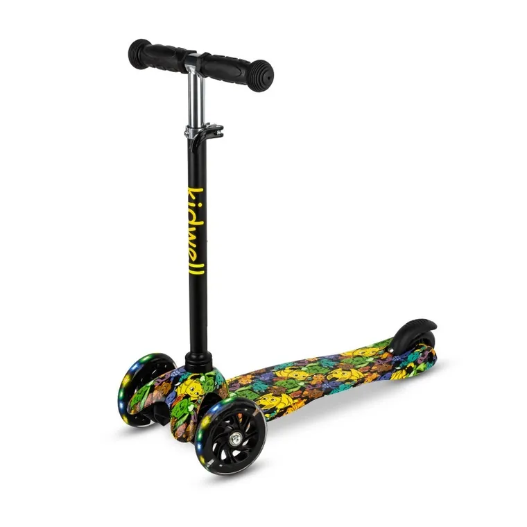 Kidwell, Uno, hulajnoga 3-kołowa LED, balansowa, kolorowa