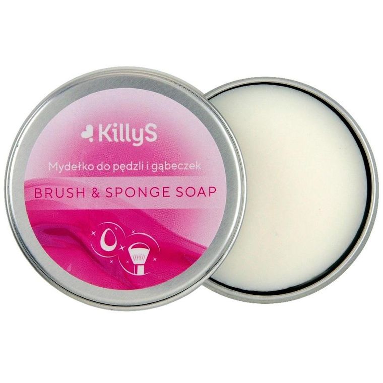 KillyS, Brush&Sponge Soap, mydełko do pędzli i gąbeczek, 30g