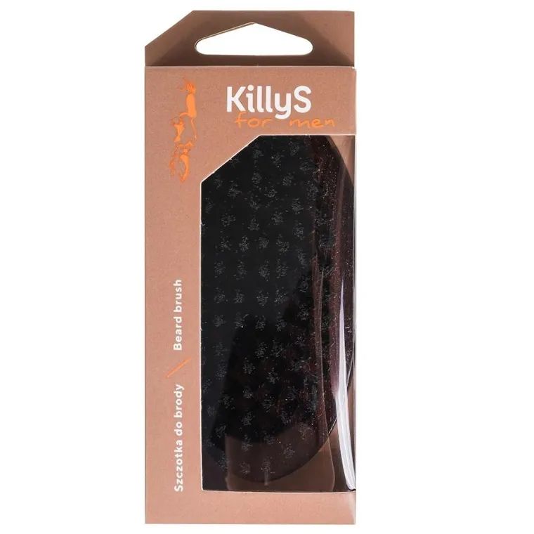 KillyS, For Men, Beard Brush, drewniana szczotka do brody