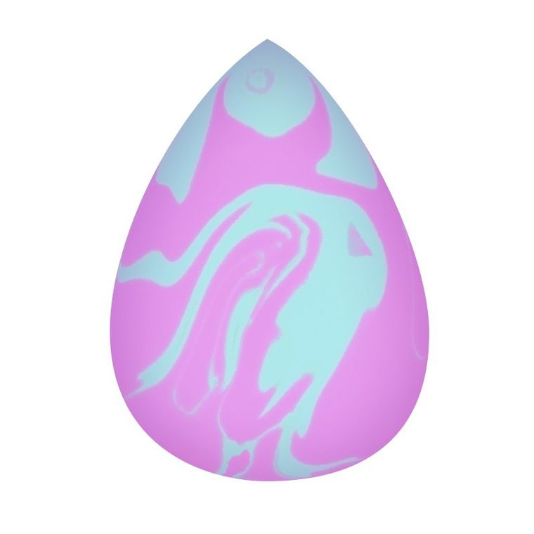 KillyS, Marble Make Up Sponge, gąbeczka 3D do makijażu, Marmurkowa