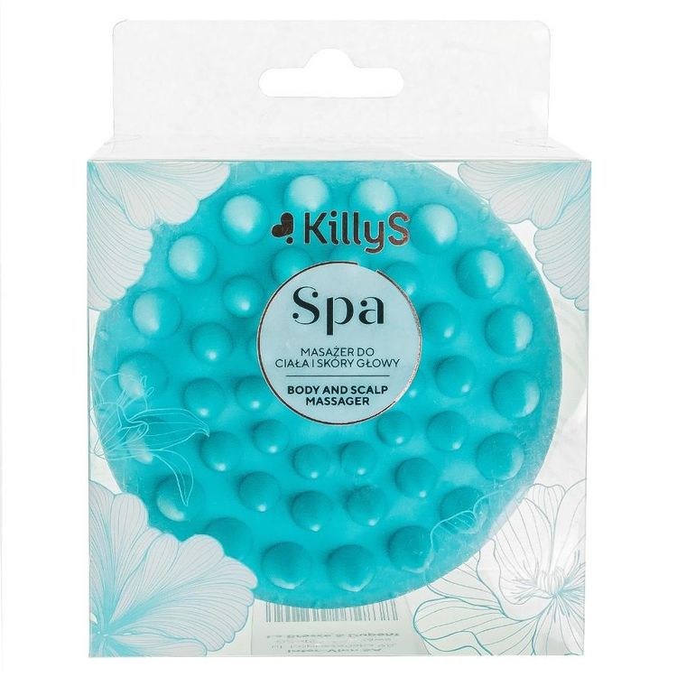 KillyS, Spa Body & Scalp Massager, masażer do ciała i skóry głowy