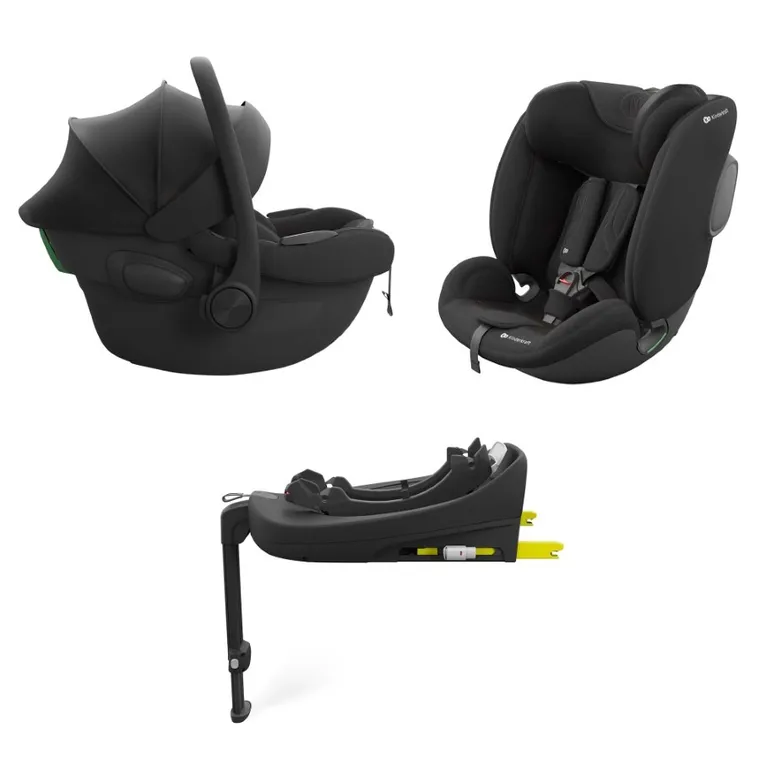 Kinderkraft, Endura Safe, 3w1, fotelik samochodowy, black