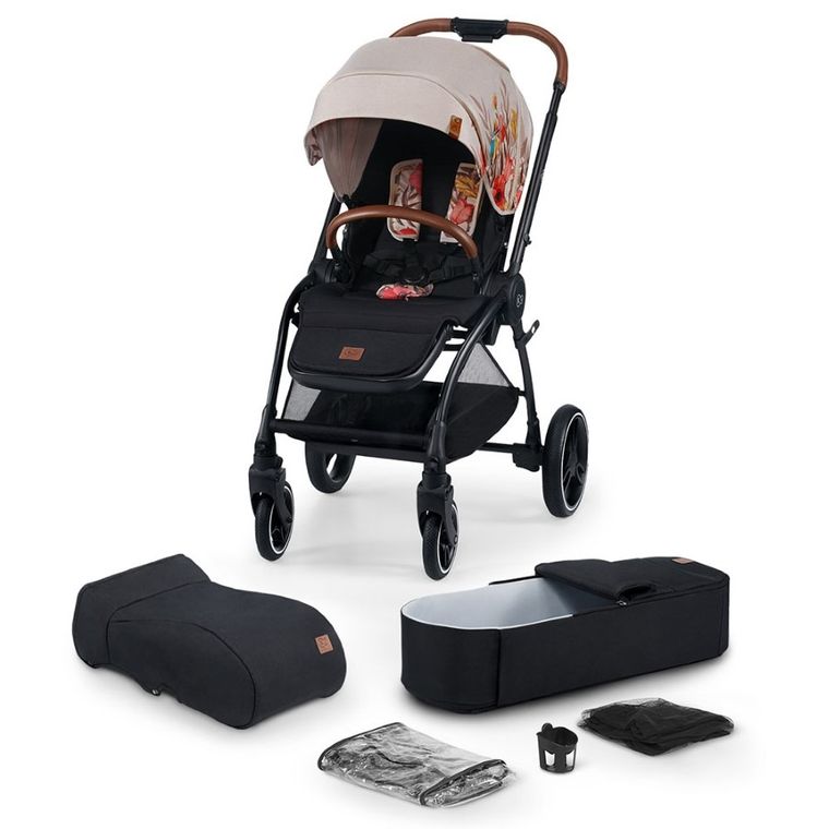 Kinderkraft, Evolution Cocoon, wózek wielofunkcyjny 2w1, Bird