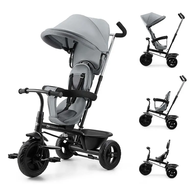 Kinderkraft, Freeway 2, rowerek trójkołowy, Grey