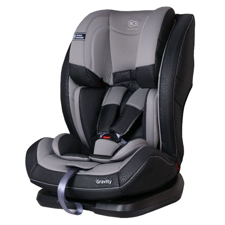 Kinderkraft, Gravity, fotelik samochodowy, 9-36 kg, szary