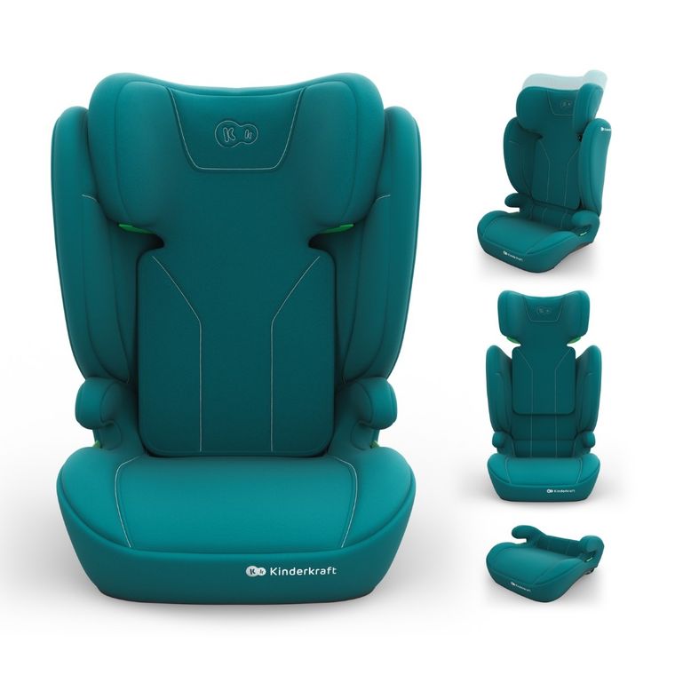 Kinderkraft, I-Spark 2 Plus, i-Size, fotelik samochodowy, green, 100-150 cm