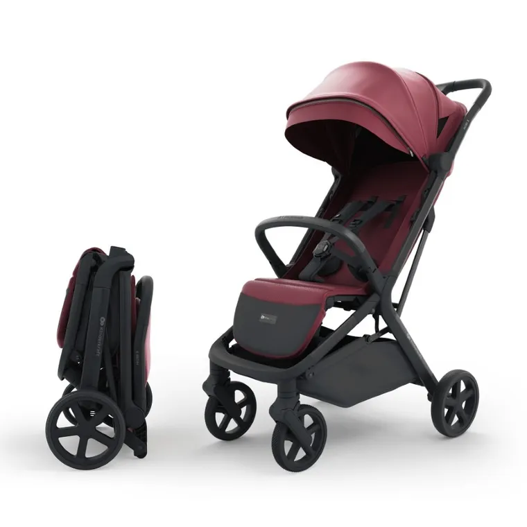 Kinderkraft, Nubi 3, wózek spacerowy, Dark Ruby