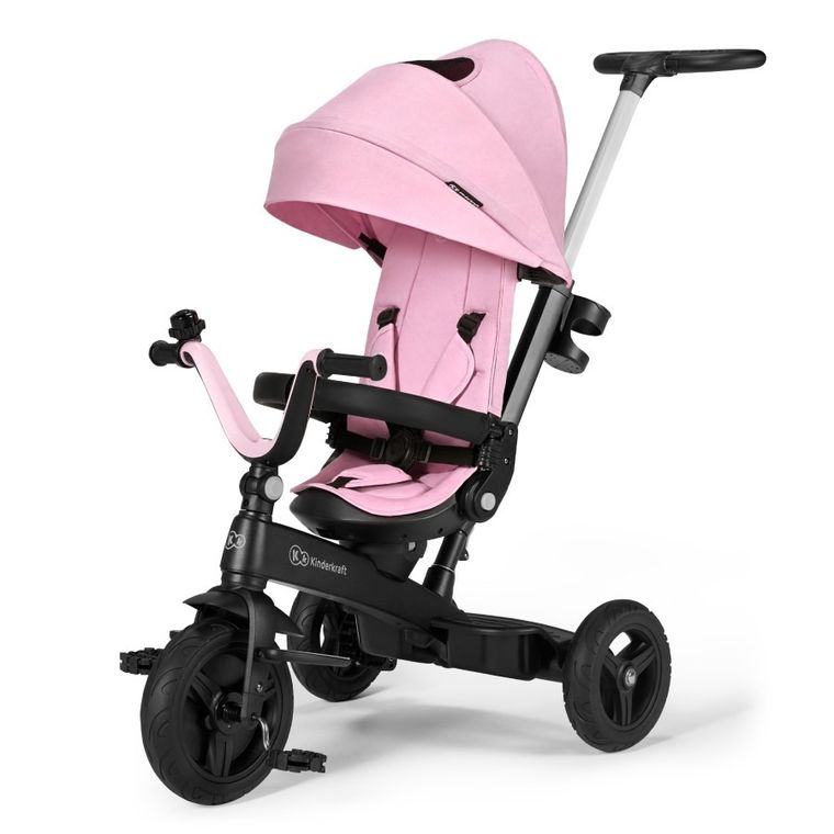Kinderkraft, Twipper, rowerek trójkołowy, Pink