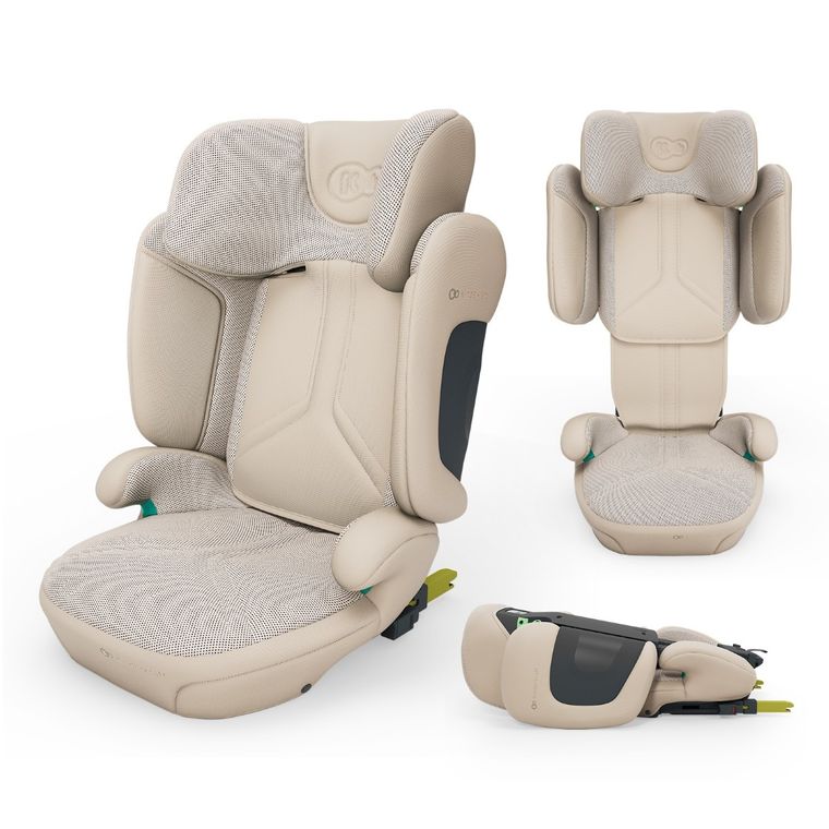 Kinderkraft, XPAND 2 PRO, i-Size, fotelik samochodowy, beige, 100-150 cm