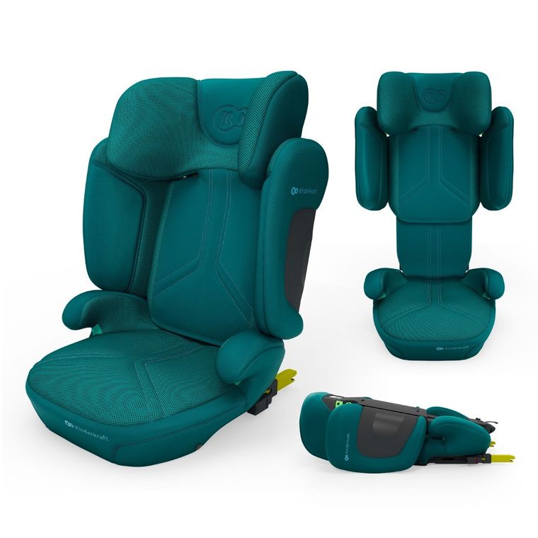 Kinderkraft, XPAND 2 PRO, i-Size, fotelik samochodowy, green, 100-150 cm