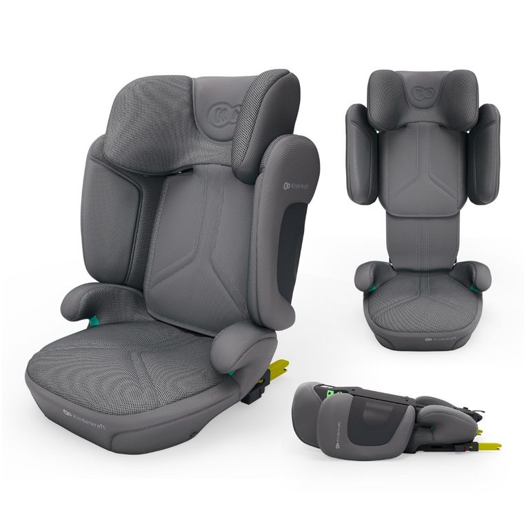 Kinderkraft, XPAND 2 PRO, i-Size, fotelik samochodowy, rocket grey, 100-150 cm