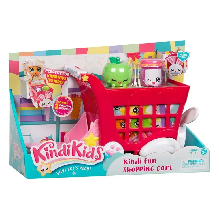 Kindi Kids, wózek zakupowy i akcesoria