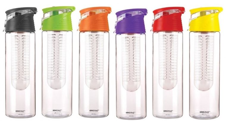 Kinghoff, bidon z wkładem na owoce, 800 ml, KH-1192