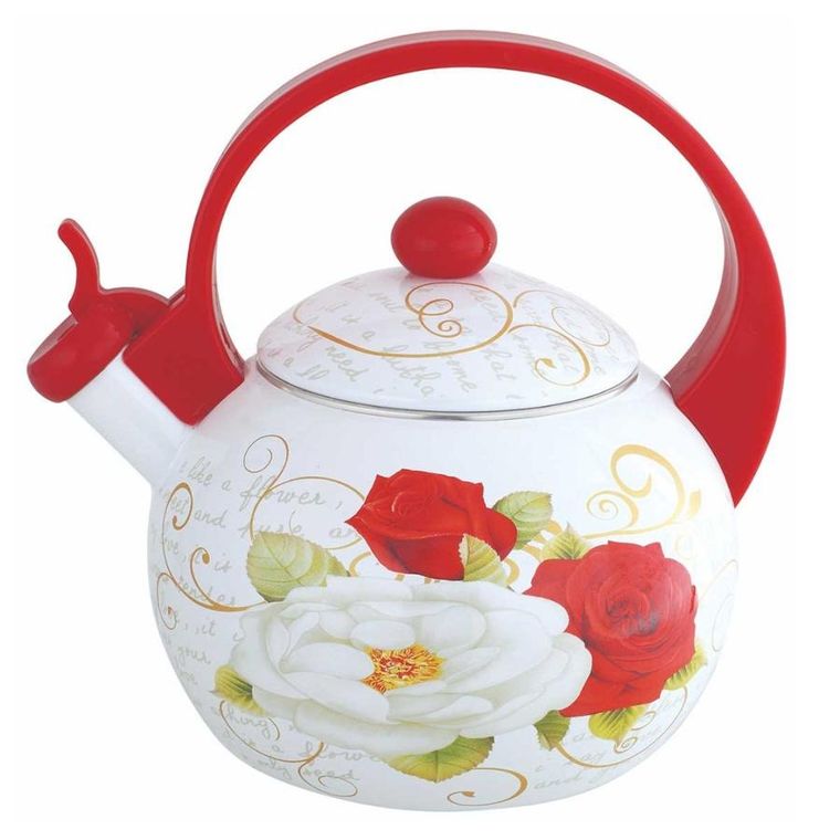 Kinghoff, czajnik emaliowany z gwizdkiem, 2l, KH-1910