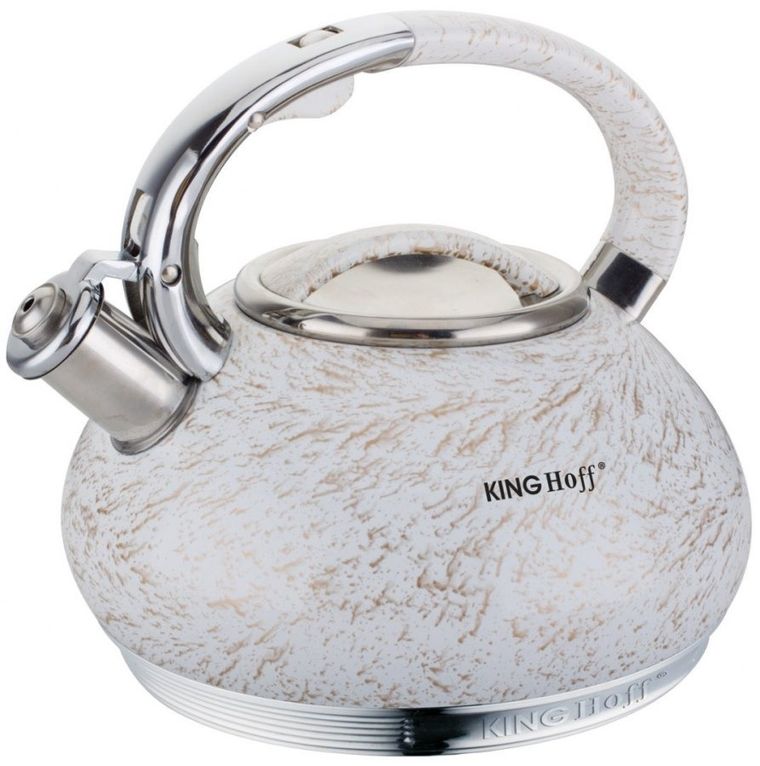Kinghoff, czajnik z gwizdkiem z linii gold, 3,0l, kh-1066