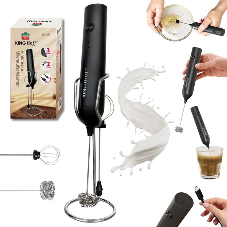 Kinghoff, elektryczny spieniacz do mleka, kh-2001