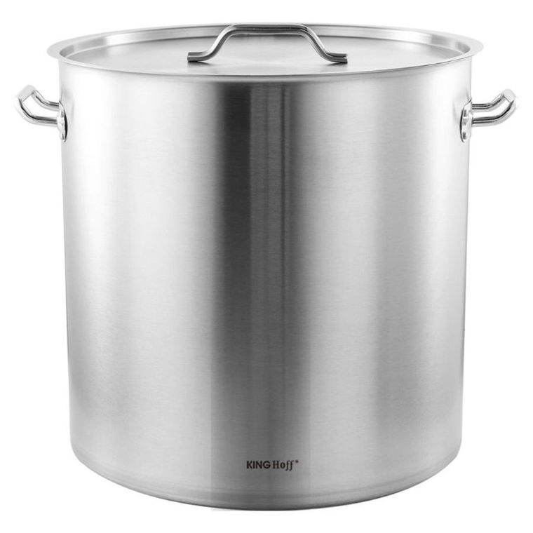 Kinghoff, garnek gastronomiczny z pokrywą, stalowy, 98l, KH-1968
